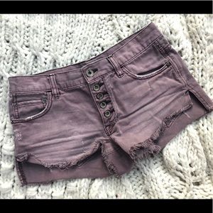 Free People | Purple Short Shorts